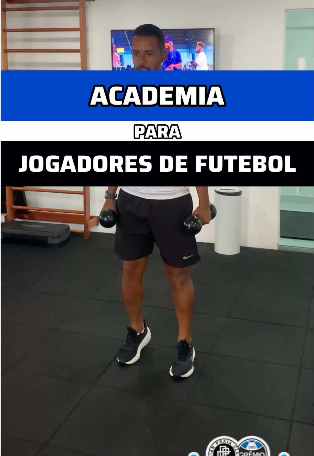 Treino específico para jogadores de futebol . . . . #academia #treinodeforça #jogadordefutebol #explore 