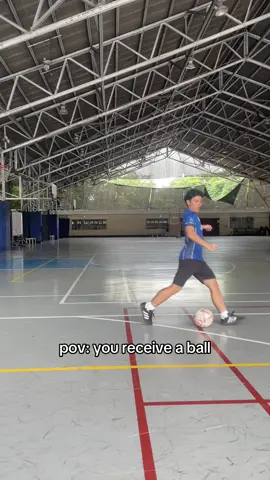 The pressure gets to you 😅 #futsal #football #ateneo #fyp #sports 