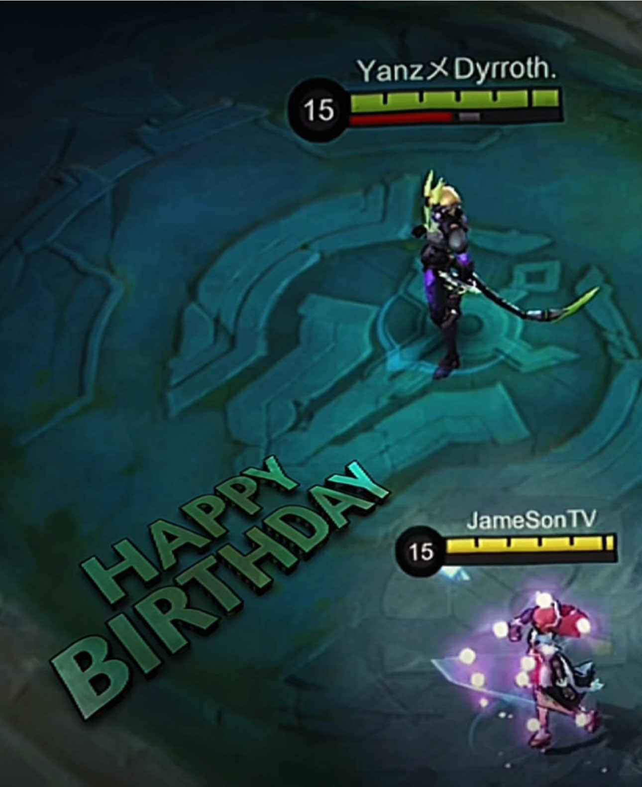 HBD To Me🥰 #yanzxdyrroth #MLBB 