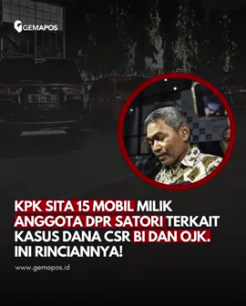 Komisi Pemberantasan Korupsi (KPK) menyita 15 kendaraan milik Anggota DPR dari Fraksi Partai NasDem, Satori. Penyitaan ini terkait dugaan korupsi dana CSR BI dan OJK. Kendaraan yang disita KPK adalah Fortuner (tiga unit), Pajero (dua unit), Camry (satu unit), Brio (dua unit), Innova (tiga unit), Yaris (satu unit), Xpander (satu unit), HRV (satu unit), Alphard (satu unit). KPK telah menetapkan Heri Gunawan Gerindra dan Satori NasDem sebagai tersangka dugaan korupsi CSR BI dan OJK Keduanya sama-sama pernah duduk di Komisi XI, namun Satori kini pindah ke Komisi VIII. Meski sudah ditetapkan sebagai tersangka, keduanya belum ditahan KPK. Heri Gunawan diduga menerima Rp15,86 miliar. Rinciannya, sebanyak Rp6,26 M dari BI, Rp7,64 miliar dari OJK, dan Rp1,94 M dari mitra kerja Komisi XI lainnya. Sedangkan Satori diduga menerima Rp12,52 miliar. Rinciannya, sebanyak Rp6,3 miliar dari BI, Rp5,14 miliar dari OJK, dan Rp1,04 miliar dari mitra kerja Komisi XI DPR lainnya. #kpk #korupsi #nasdem #viral #fyp 