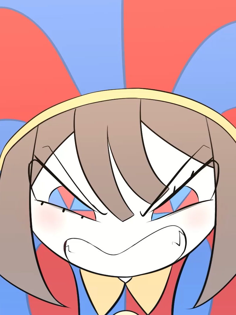 Oh no, Pomni is CHOKING Jax :0 #TADC #TheAmazingDigitalCircus #digitalart #イラスト #FunnyBunny #Pomni