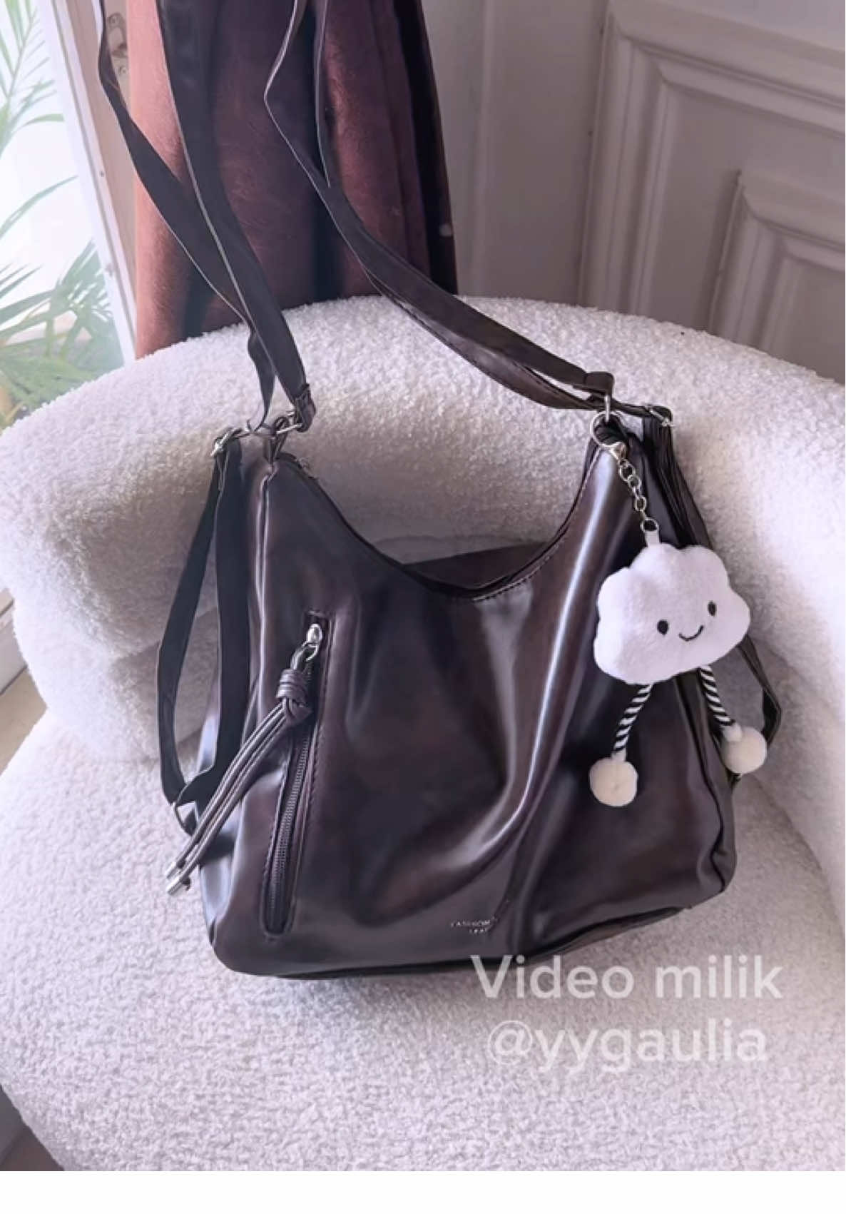 3in1 bag bisa jadi shoulderbag, selempang dan ransel 🤎🍂🌼 #taswanita #rekomendasitas 