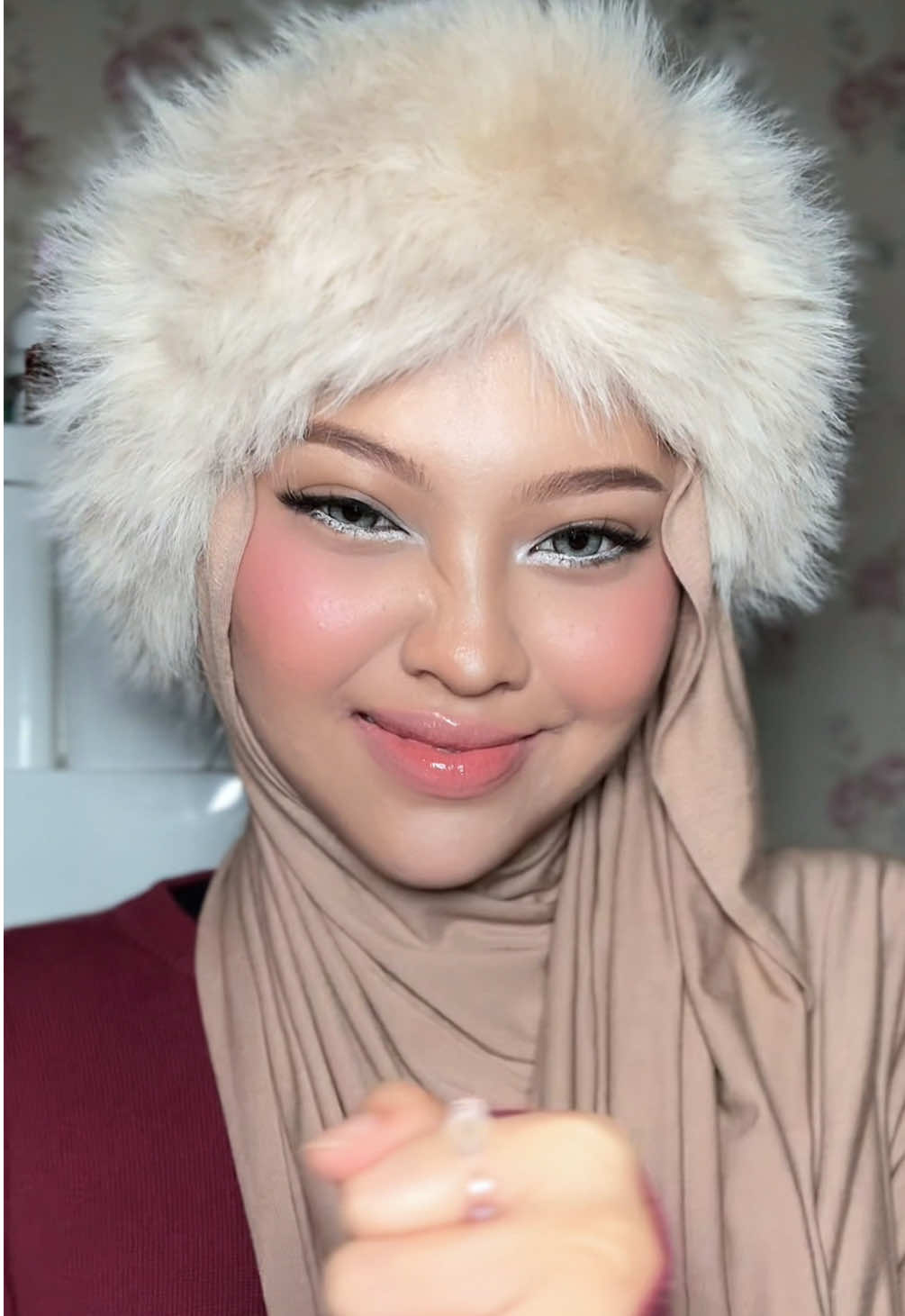 pinkish💗 #slavicdoll #makeuplook 