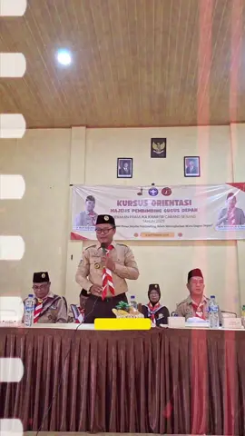 Kursus Orientasi Majlis Pembimbing Gugus Depan ( Gerakan Pramuka Kwartir Cabang Serang ) Tahun 2025 Kegiatan ini mengusung tema 