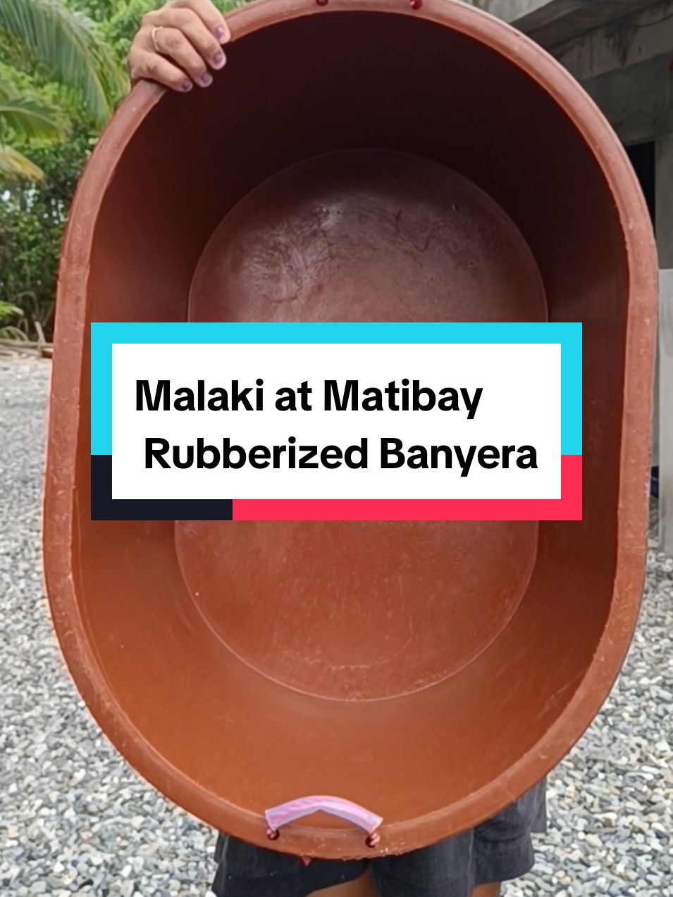 Replying to @bettafish631 Yes malaki at Matibay talaga Rubberized Banyera #rubberizedbanyera #banyera 