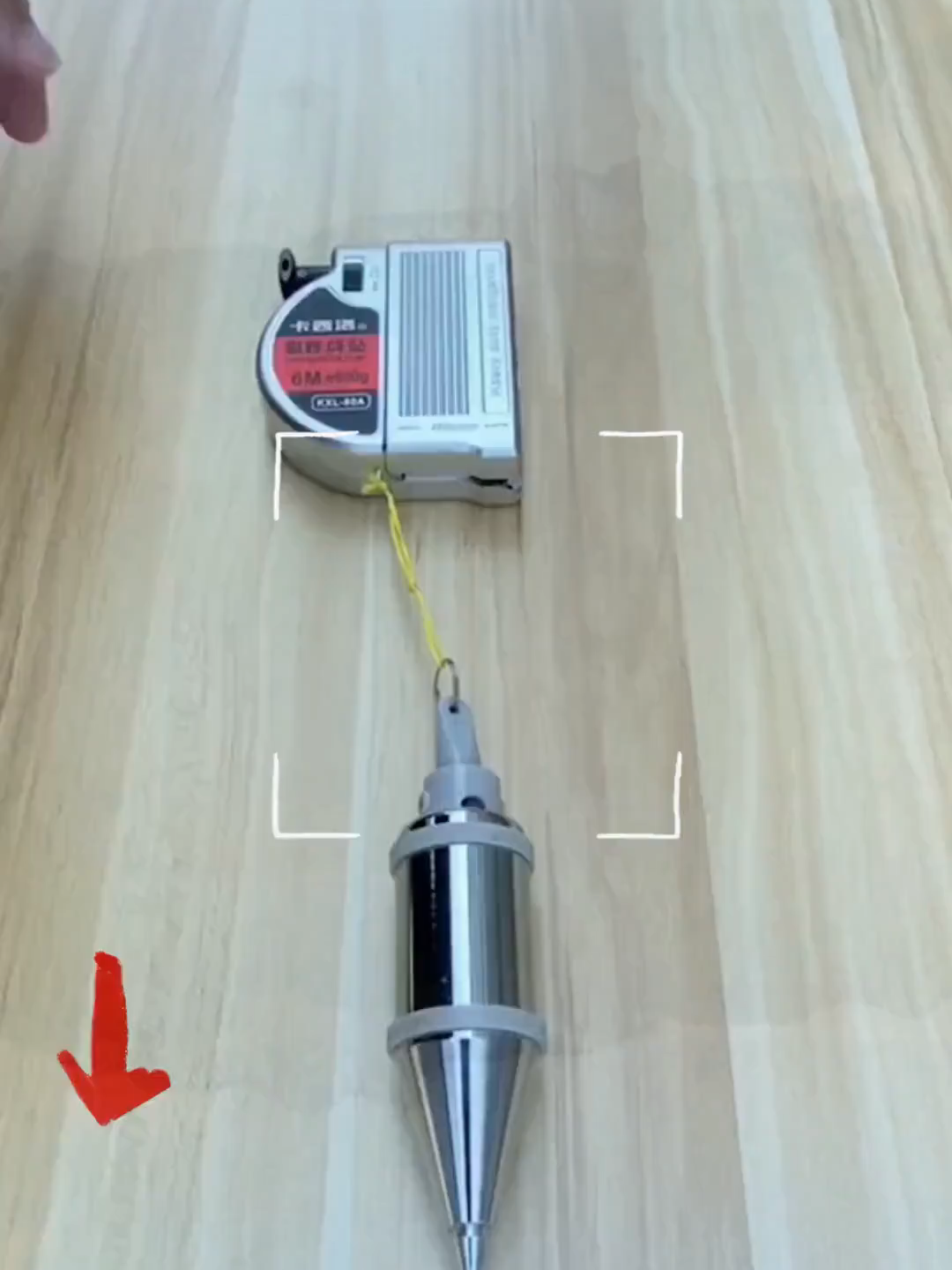 Game changer for aligning posts and frames! 👷‍♂️ This 6M magnetic plumb bob is a handyman's best friend. #HomeReno #Woodworking #ProTip #MustHaveTool #Satisfying #Magnet #ConstructionLife #Tools #PlumbBob