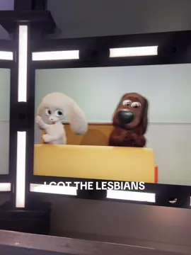 life is complete. life is good. #secretlifeofpets #lesbians #wlw #fyp #universalstudios 