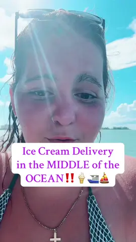 Crossed that off my bucket list😂🤩#icecream #delivery #ocean #boatlife #fypシ゚viral 