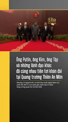 Lãnh đạo quốc tế hiện diện