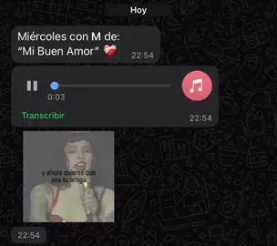 Miércoles con M de: Mi Buen Amor ❤️‍🩹 #paratiiiiiiiiiiiiiiiiiiiiiiiiiiiiiii #miercolesconmde #mibuenamor #monlaferte #yahoraquieresqueseatuamiga 