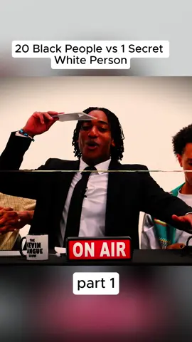 20 Black People vs 1 Secret White Person