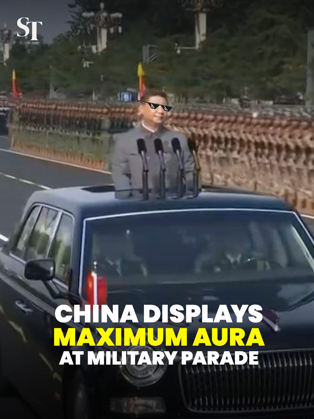 China held its largest-ever military p-aura-de today. #China #中国 #Beijing #北京 #九三阅兵