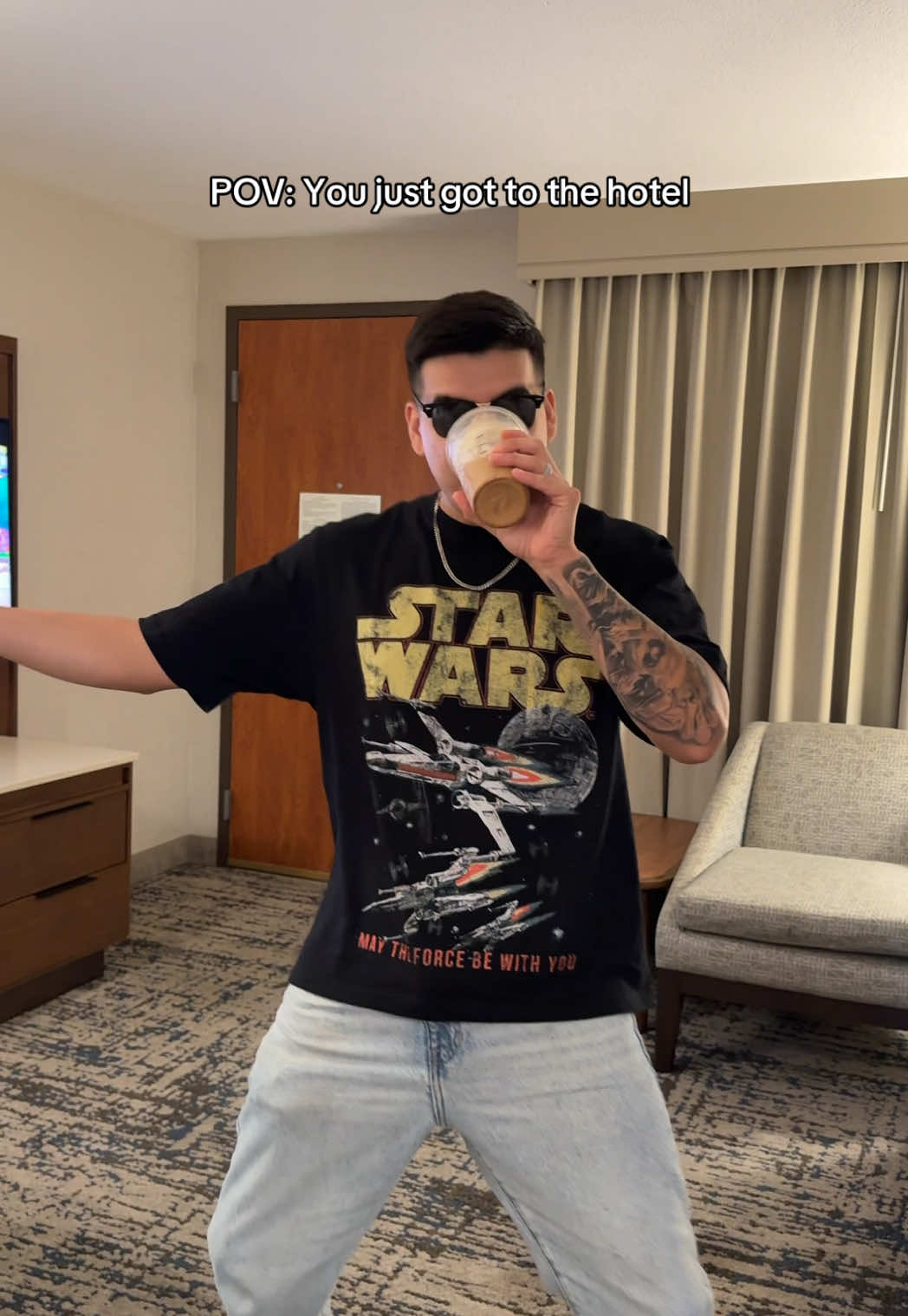 Our hotel routine 😂😭#themasfamily #fyp #foryoupage #comedy #hotel #vacation #viral 