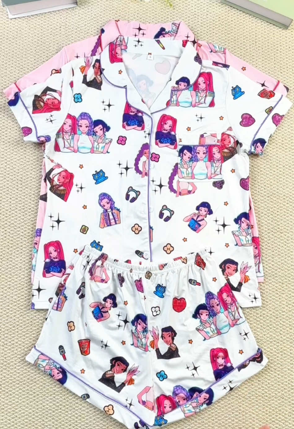 K-Pop Demon Hunter Tiger Pjs, if you like welcome to click the cart and view option ~ thank you❤️‍🔥❤️‍🔥❤️‍🔥  #takedown  #huntrix #pajamas  #tiktokshopcreatorpicks  #tiktokshoplabordaysale #spotlightfinds#mexican  #halloween2025#halloweencostume #blackfriday 