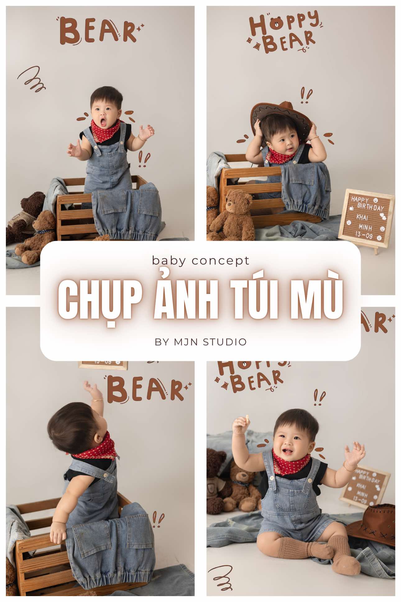 Vô “xú túi mè” với Mjn nè cô chú ơi 🤭🤭 #mjnstudio #fyp #cutebaby #chupanhthoinoichobe #chupanhchobecantho 