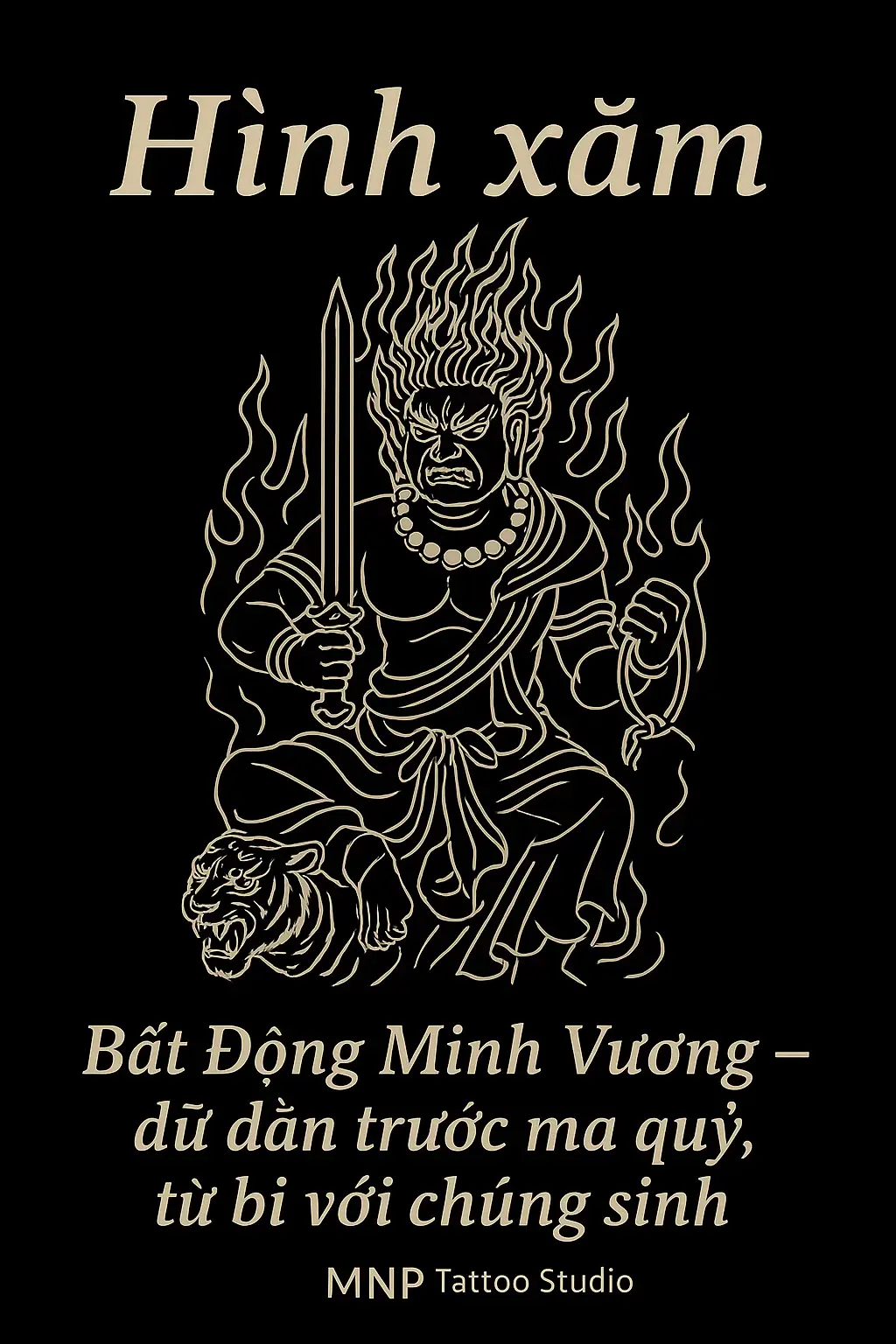“Bất Động Minh Vương – sức mạnh hộ pháp, từ tâm vô lượng.”#xăm_hình_nghệ_thuật #xuhuong #mẫuhinhxamđẹp #hinhsuutam #bấtđộngminhvương 