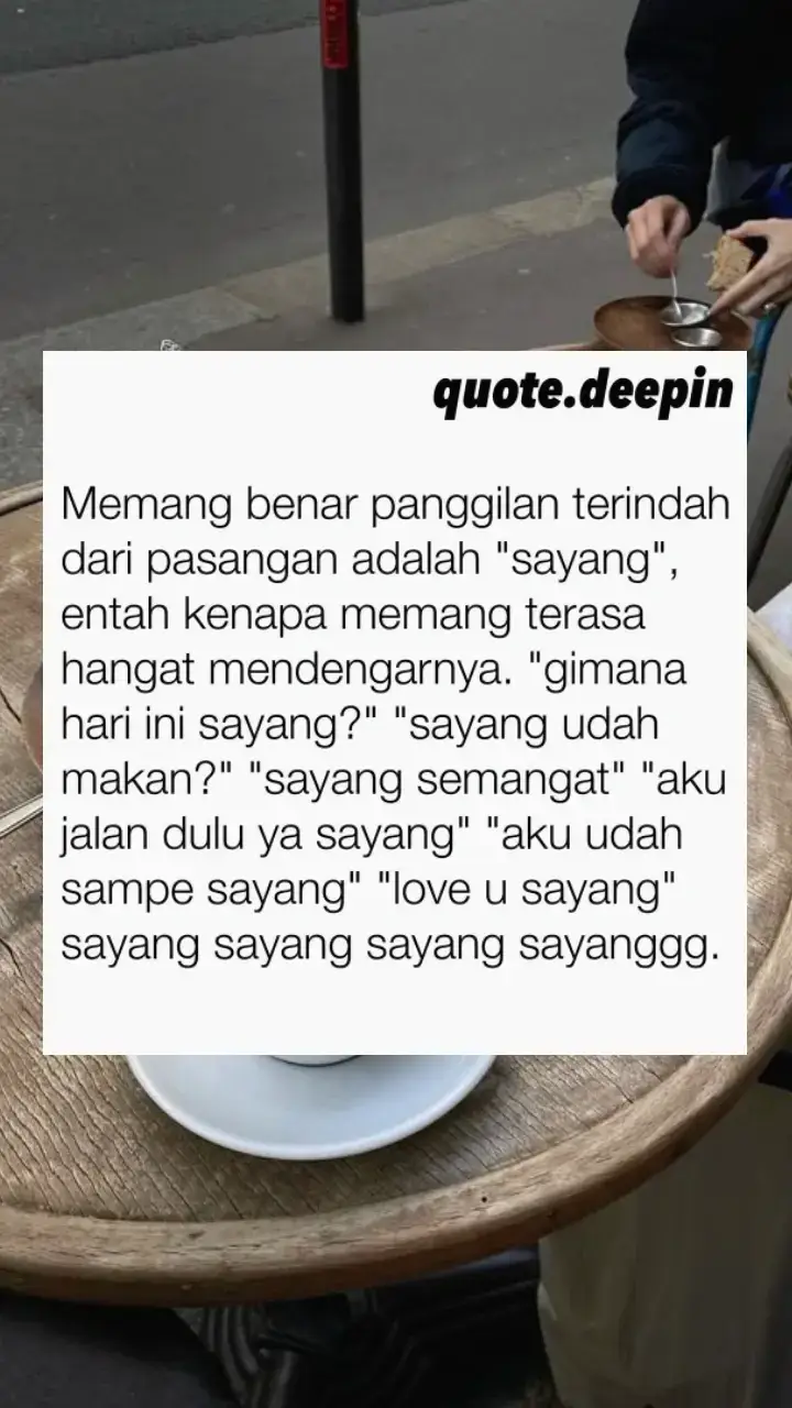 sayang masih jadi panggilan paling indah dan romantis 🥺❤ #fyp #sayang #romantis #indah #sayangkamu 