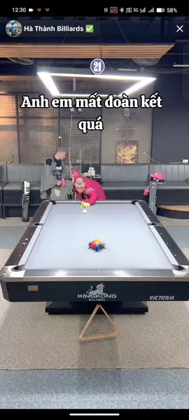 rất mất đoàn kết #hoangsaobilliards #99billiardsclub #hathanhbillards #ngocxambilliards #billiards 
