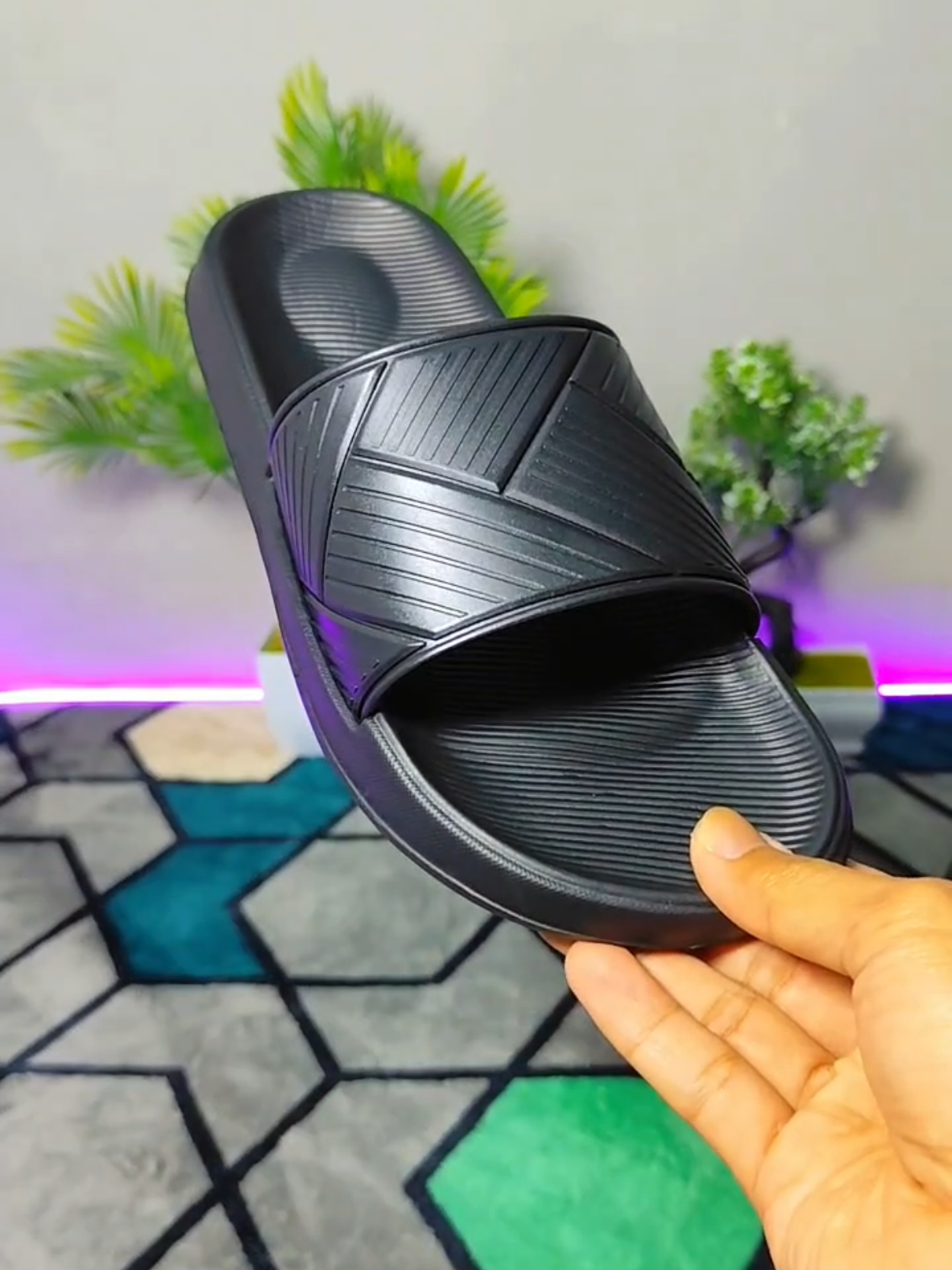 GUIRENNIAO - Sandal Pria Wanita sandal slop karet #sandal #sandalslop #sandalmurah #sandalterlaris #fyp 