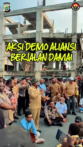 “Aksi Demo Aliansi Berjalan Dengan Damai”  #humaspoldapapuabarat #manokwari_papuabarat 
