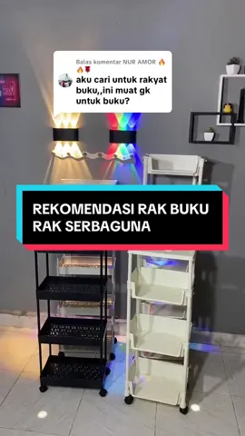 Membalas @NUR AMOR 🔥🔥🌹 pilih ya kakak #rak #rakbuku #rakserbaguna 