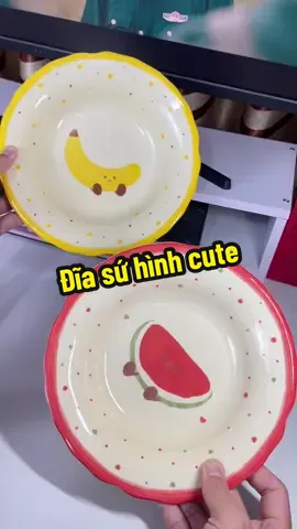 Đĩa sứ dễ huông 🥰 #xh #review #unboxing #dia 