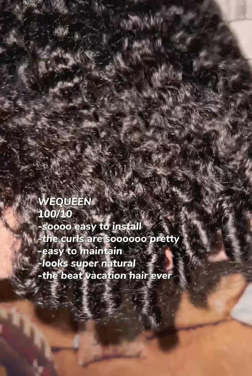 Love this hair. It’s soft, easy to detangle, rehydrate and restyle. Great for office to the club, #burmesecurly #halfwig #burmesecurlyhalfwig #wequeen #TikTokShopLaborDaySale 