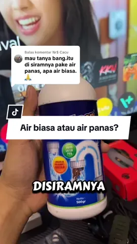 Membalas @Nr$ Cacu 🚿✨ Saluran mampet bikin pusing? Sekarang ada solusinya: Fastapon Cairan Anti Sumbat! 💧 Cukup tuang ke saluran wastafel, kamar mandi, atau pipa yang mampet, tunggu sebentar, dan lihat hasilnya… air langsung lancar lagi tanpa perlu bongkar-bongkar! 🔧🔥 👍 Ampuh hancurin lemak, sisa makanan, rambut, sampai kotoran membandel. Praktis, cepat, dan wajib banget ada di setiap rumah. 📌 Klik keranjang kuning sekarang dan buktikan sendiri keampuhannya! #F#FastaponAntiSumbatC#CairanAntiSumbatP#PelancarSaluranS#SaluranMampetPipaLancar 