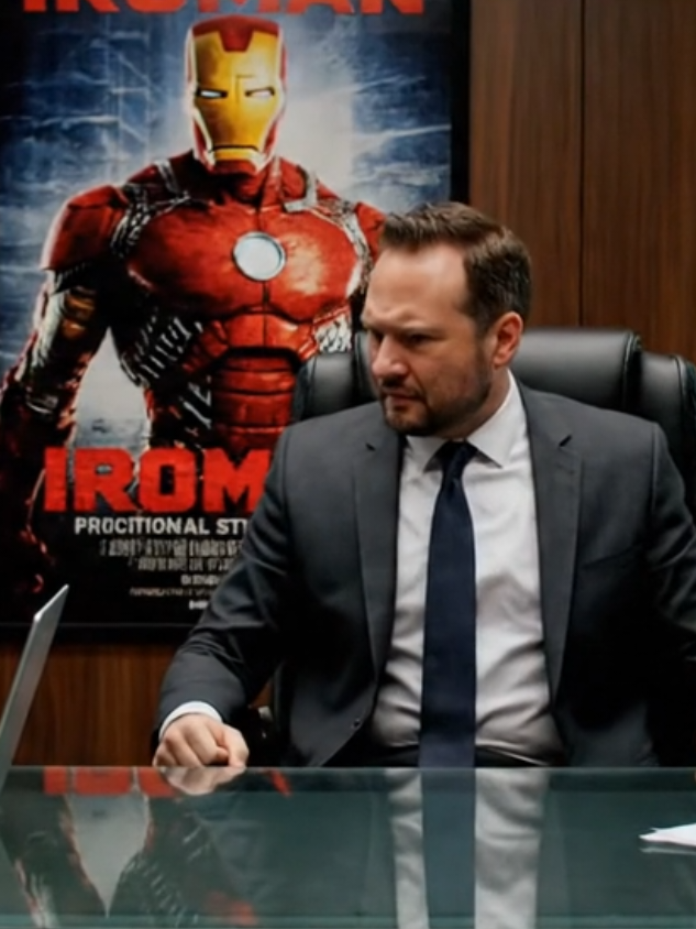 Gawat situasi tambah runyam, gara-gara video viral ironman sahroni jadi babu di tiktok. Produser Iron Marah tidak terima... #ironman #avengers #googleai #veo3 #aigenerated 