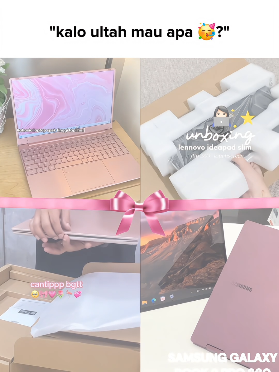 versi laptop 🎁💝💫 . . #ultahmauapa? #laptop #kalianmaulaptopapa #fyp #bismillahfyp 