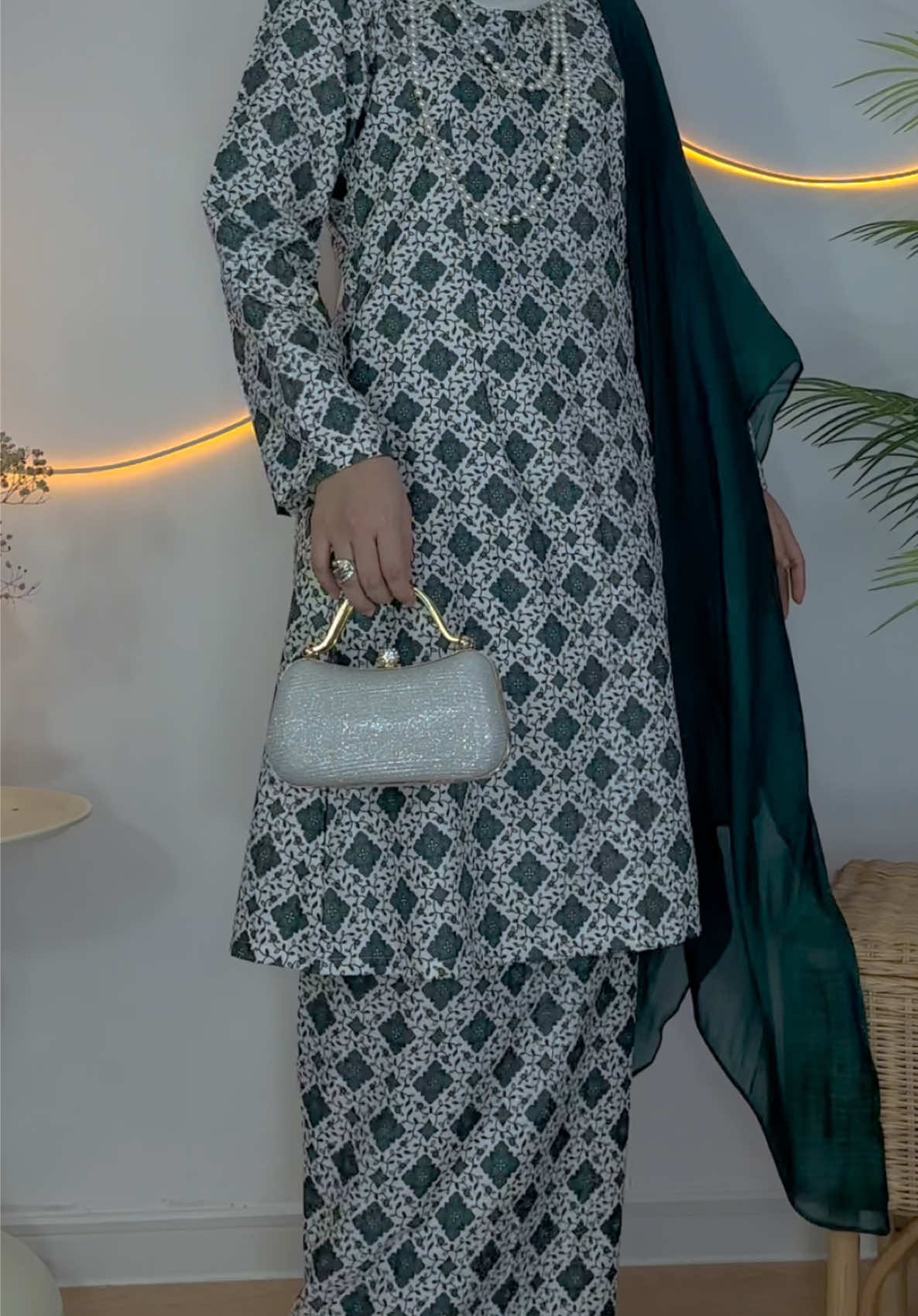 New Drop! Deara Kurung Riau Moden in color code Teal Green 😍