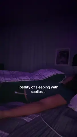 Can’t ever find comfortable positions #scoliosis #fyp #goviral #reposts #trendingvideo 