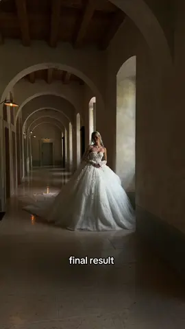 had to design my own wedding gown 