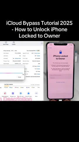iCloud Bypass Tutorial 2025 - How to Unlock iPhone Locked to Owner#apple #icloudactivation #ios #iphonetricks #creatorsearchinsights  