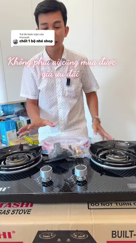 Trả lời @triusanh DẠ A CHỊ nhấp vào giỏ hàng mua để được ưu đãi tốt! #bepgaswatashi #bep2in1 #watashi #tittokshop #anh3huy1 