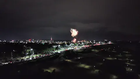 Màn bắn pháo hoa Lễ 2/9 đêm qua tại Đồng Xoài, mưa chạy không kịp 🥴#flycam4k #dongxoaibinhphuoc #binhphuoc #suoicamdongxoai #mini4pro 