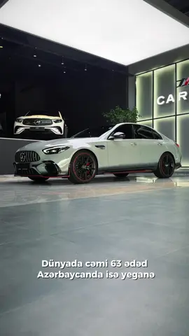 Mercedes-AMG C63 SE Performance F1 Edition Dünyada cəmi 63 ədəd, Azərbaycanda isə yeganə. F1 texnologiyası ilə hazırlanmış bu model, güc və texnologiyanı mükəmməl şəkildə birləşdirir. • İl: 2024 • Yürüş: 3.800 km • Güc: 680 at gücü  • 0-100 km/s: 2.9 saniyə • F1 Energy Recovery System ilə hibrid performans • AMG Night Package • Premium interyer və ən son texnologiyalar Qiymət: 120.000€ (Avro) 📍 Ünvan: Ağ Şəhər, Breeze Tower 📞 Əlaqə: +994 50 299 39 91 #carpaxeurope #c63seperformance #amgf1 #mercedesamg 