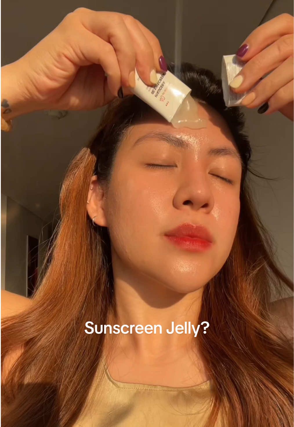 Baru nemu sunscreen gel bening begini??? #sunscreengeloriginote 