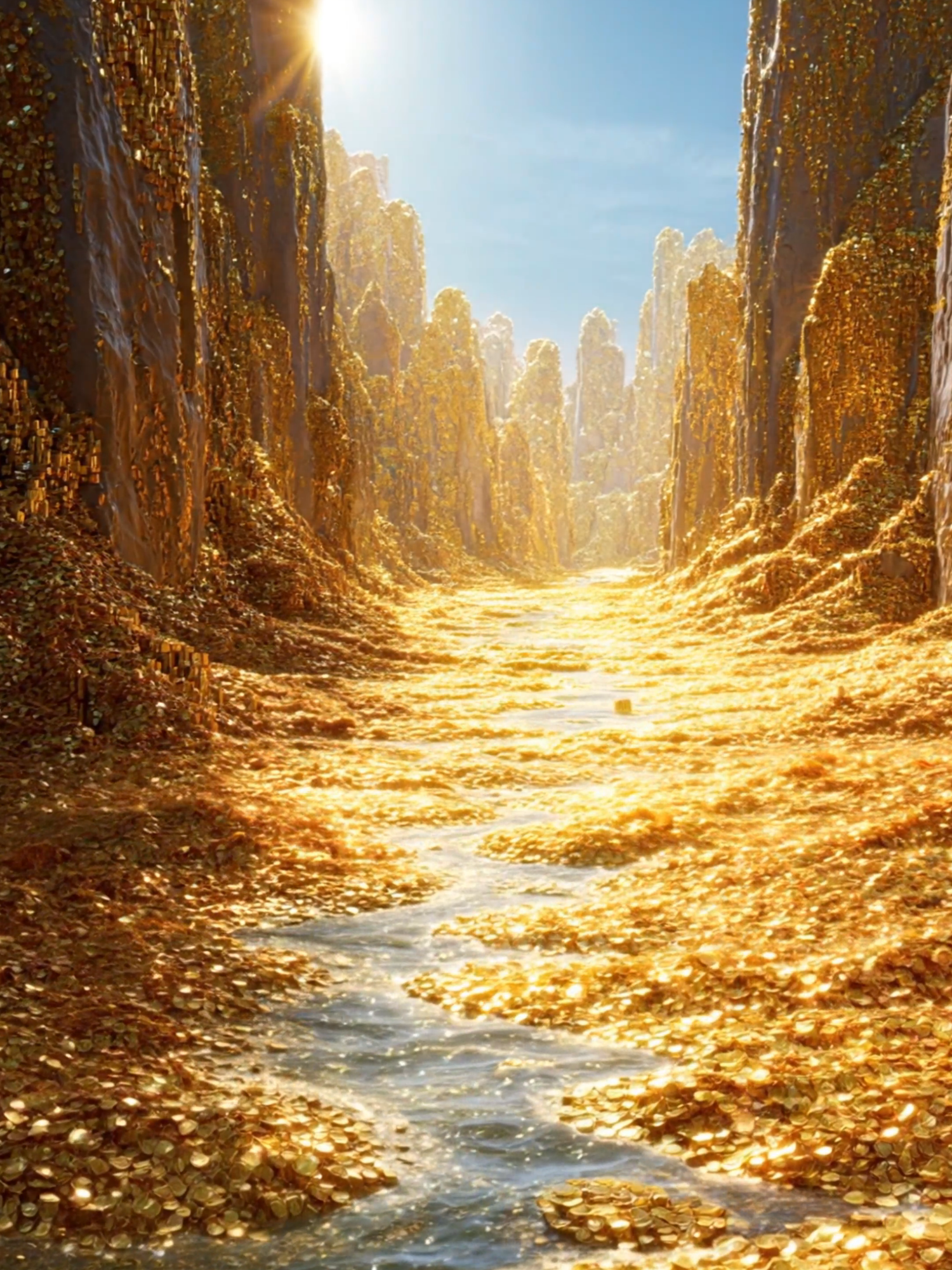 Claim it all, Golden Valley💰✨ #fyp #gold #rich #GoldCoins #재물운 #fortune #wealth #돈벼락 #lottery #금전운 #moneymoneymoney