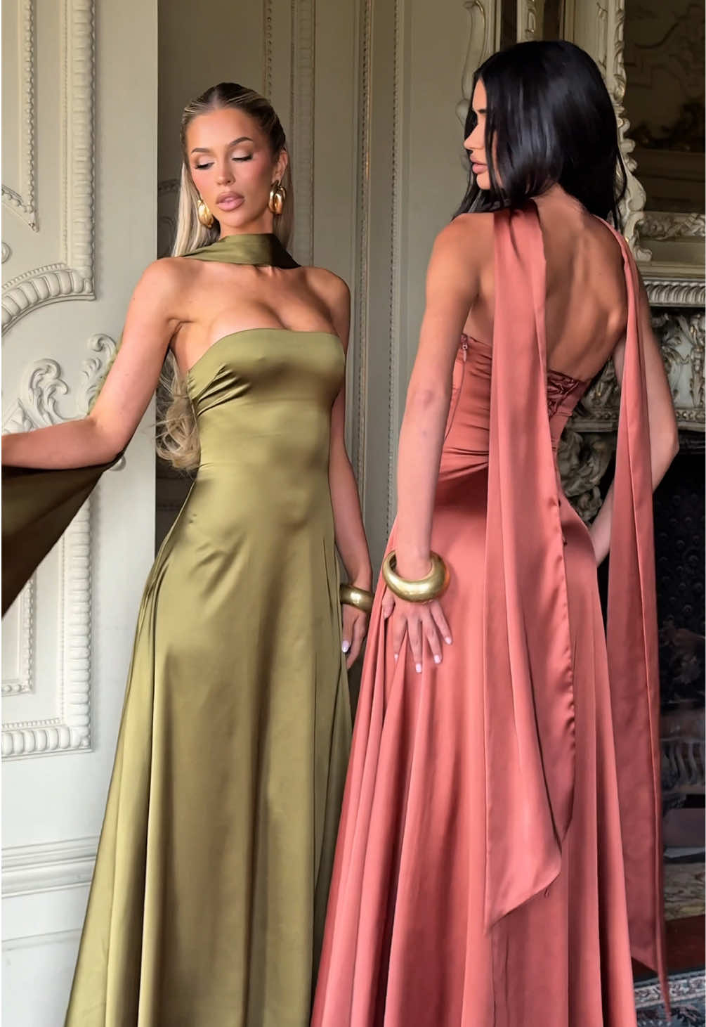 Matching maxi dresses is always a yes 👏 #babyboo #TikTokFashion #grwm #besties #maxidress 