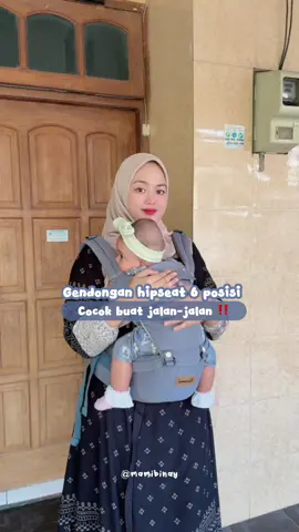 Ada pengunci dibuckle gendongannya ‼️ #snobby #gendonganbayi #gendonganhipseat #gendonganinstan #hipseat 
