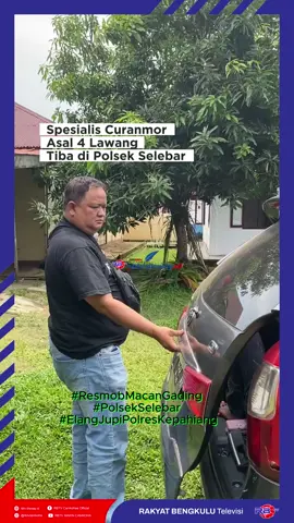 BENGKULU, RBTVDISWAY.ID -  Spesialis curanmor asal 4 Lawang tiba di Polsek Selebar  #rbtvdisway  #bengkulu  #rbtvcamkoha  #foryoupage 
