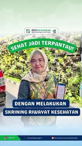 Pernah bingung pas ditanya dokter: ‘Ada riwayat penyakit?’  Biar nggak nge-blank lagi, mending skrining dulu di Mobile JKN. Praktis, tinggal klik-klik aja. #BPPJSKesehatan #BPJSMakinMudah #BPJSMakinCepat #BPJSSetara #skriningriwayatkesehatan 