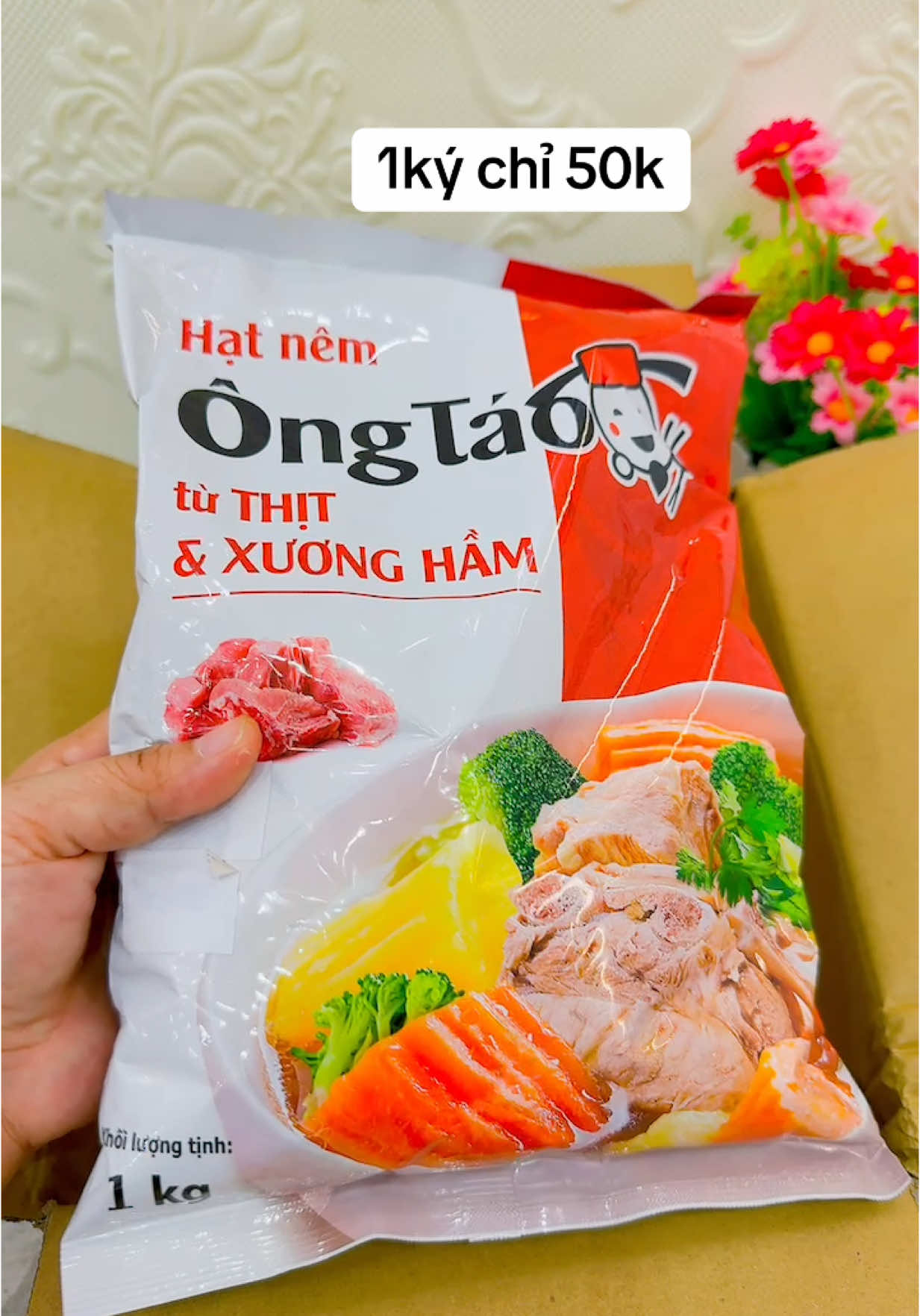 Hạt nêm Ông Táo zá hời quá #hatnem #hatnemongtao #hatnemongtao1kg #mythuong 