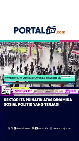 Rektor ITS Prihatin Atas Dinamika Sosial Politik Yang Terjadi