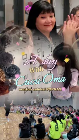 Senang sekali seharian bareng orang-orang tersayang 💕, Terutama Ketiga cucu kesayangan Oma, kita semua nonton seleknas lalu lanjut makan bareng🏀✨ . Pokoknya paket komplit : keluarga, tawa, dan pastinya semoga Jawa Timur bisa mencetak atlet2 hebat💪🔥 yang bisa membawa nama baik daerah dan Indonesia 🙏💙 . . #mamaevi #ibusegalabangsa #basket #seleknas #popnas 