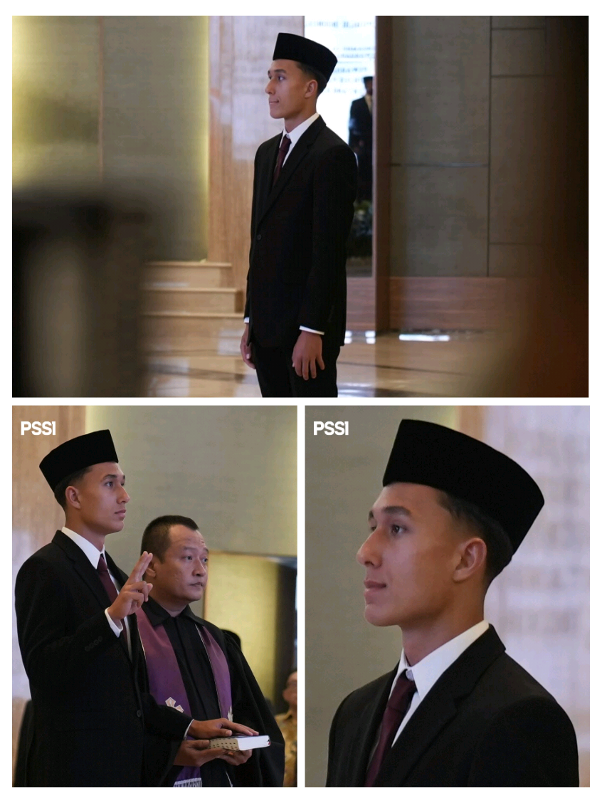Miliano Jonathans resmi menjalani sumpah WNI di Jakarta hari ini. Miliano akan segera menuju Surabaya untuk memulai latihan perdana bersama Timnas Indonesia. Sumber Instagram : supratman08, noorkorompotalks, adam_muhammad_gazali, hendrianayadi #milianojonathans 