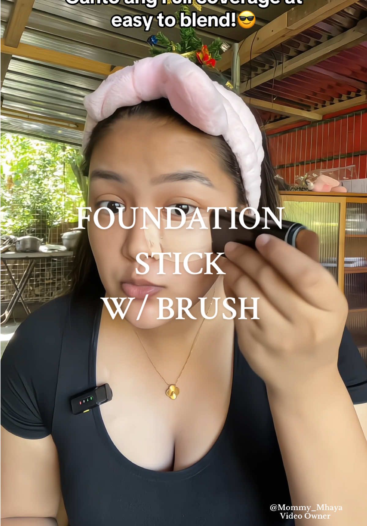 Eto qng full coverage at easy to blend na Foundation, 2 in 1 na may foundation kana may brush kap!🥰 #foundation #foundationstick #foundationwithbrush #foundationstickwithbrush #fullcoverage 