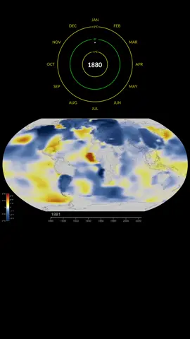 From 1880 to 2024, NASA’s data shows a clear story: Earth is heating up. Both the global temperature map and the climate spiral reveal how rapidly our planet is warming. Visualizations by: - NASA's Scientific Visualization Studio Data provided by: - Robert B. Schmunk #nasa #climatechange #education #globalwarming #data 