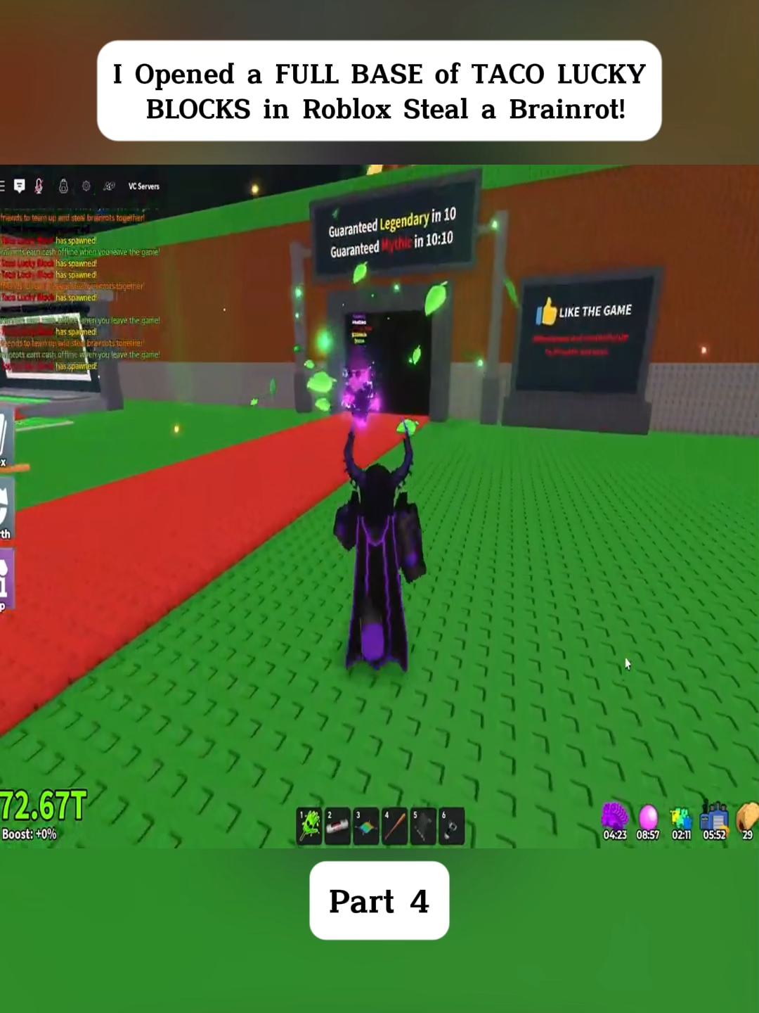 I Opened a FULL BASE of TACO LUCKY BLOCKS in Roblox Steal a Brainrot!